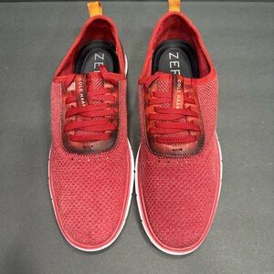 Cole Haan Men's Red Sneakers size 11 pre owned Exellent condition.